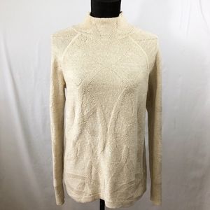 Simply Vera Champagne Knit Sparkle Sweater